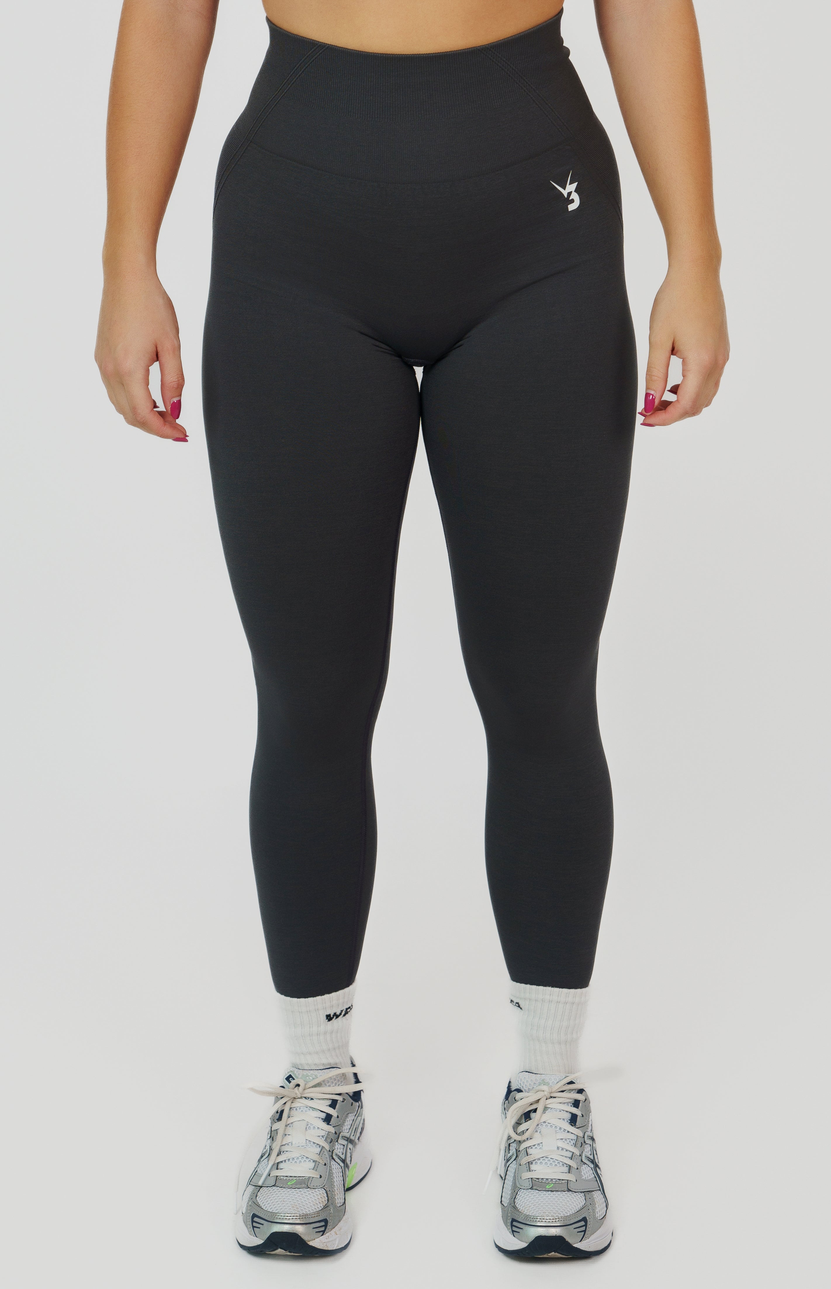 Tempo Seamless Scrunch Leggings - Slate Grey