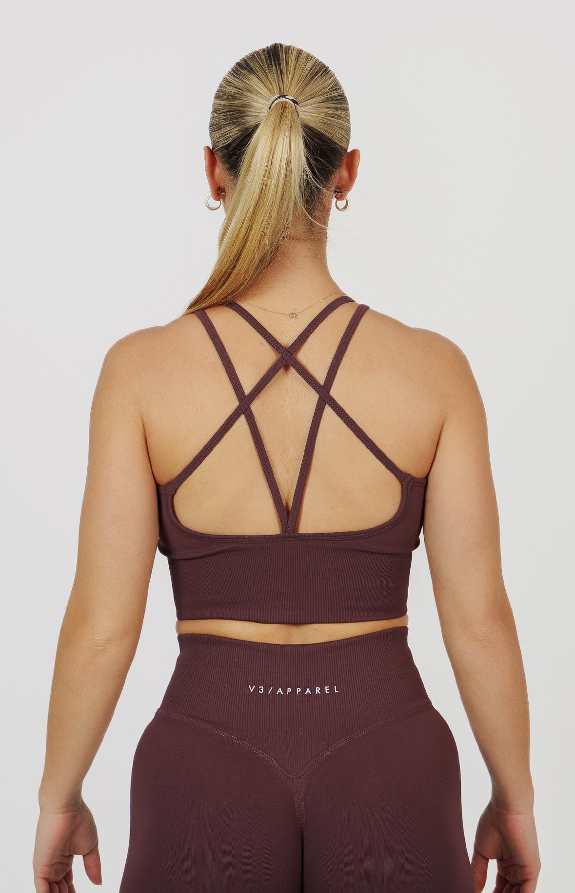 Form Seamless Scrunch Sports Bra, Leggings & Shorts Set - Plum Purple