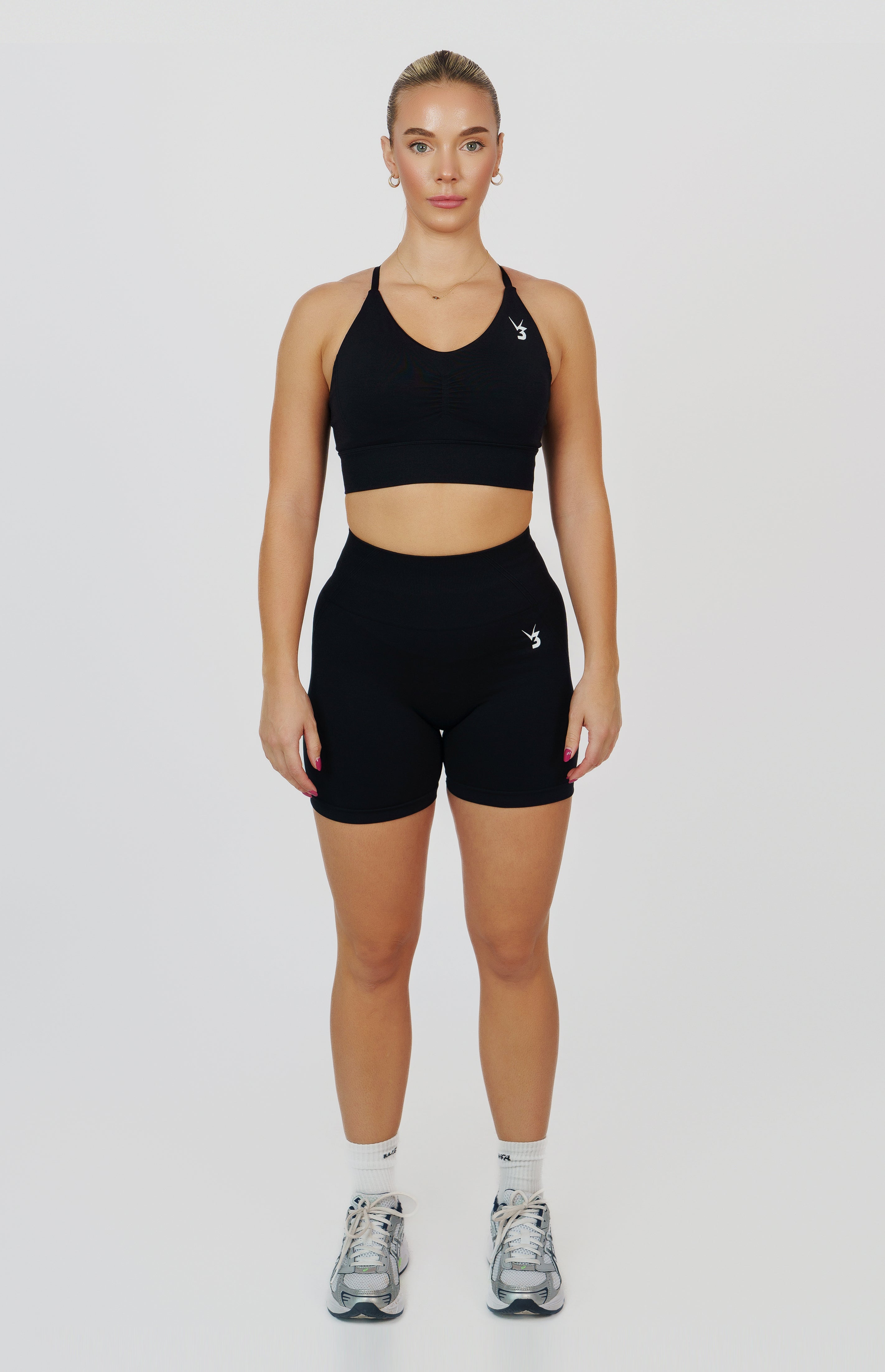 Tempo Seamless Scrunch Shorts - Black