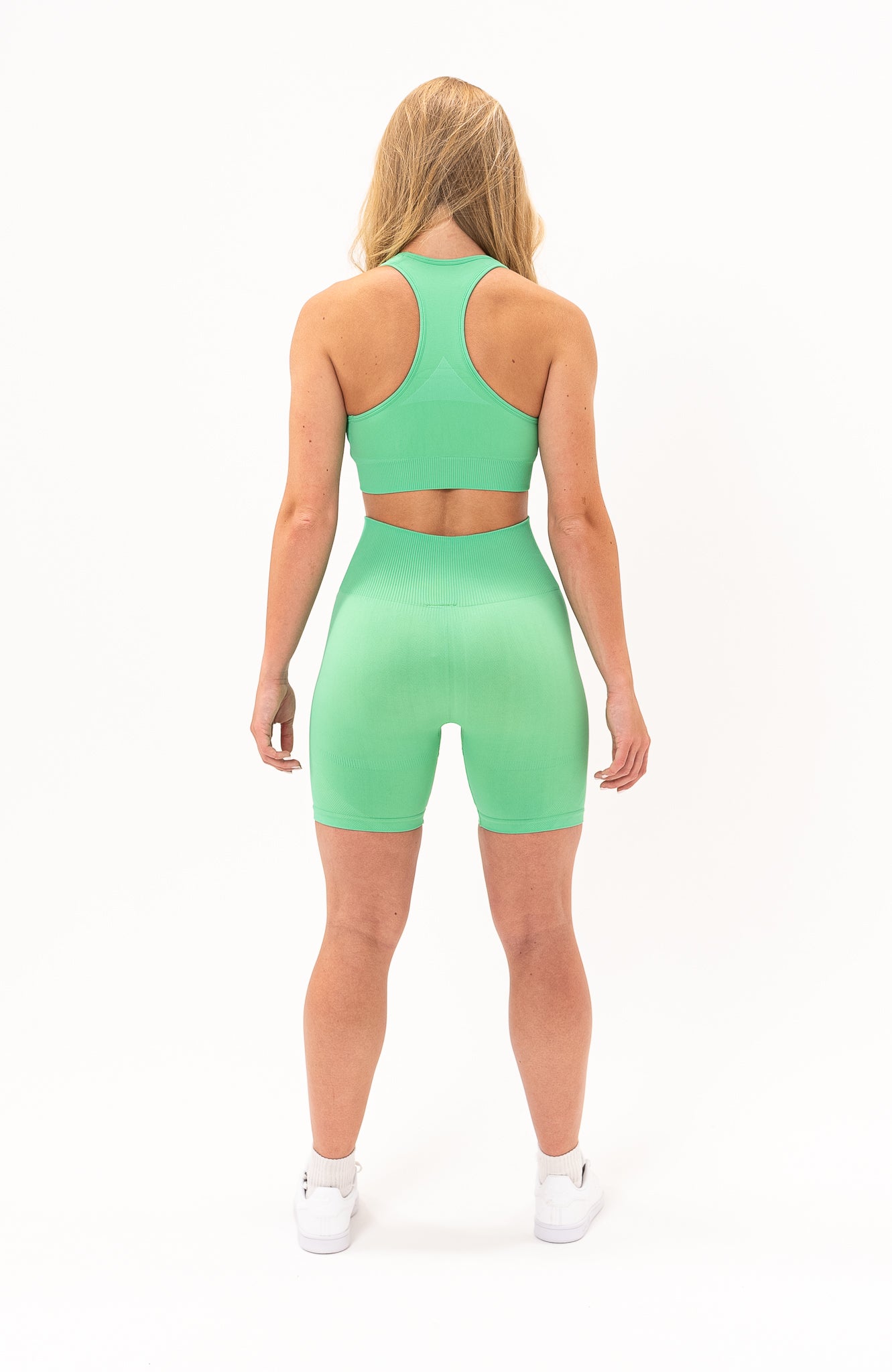 Unlimited Seamless Shorts & Sports Bra Set - Mint